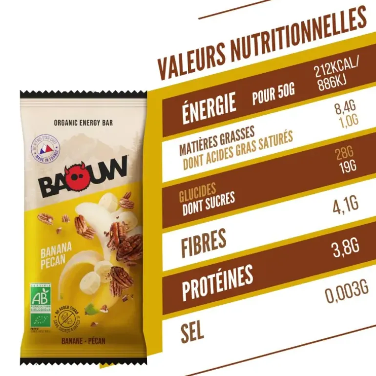 BARRE ÉNERGÉTIQUE EXTRA BIO 50G
