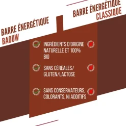 BARRE ÉNERGÉTIQUE EXTRA BIO 50G