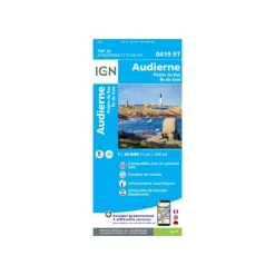 CARTE AUDIERNE POINTE DU RAZ ET ÎLE DE SEIN