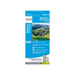 CARTE BAGNÈRES-DE-LUCHON LAC D'OÔ