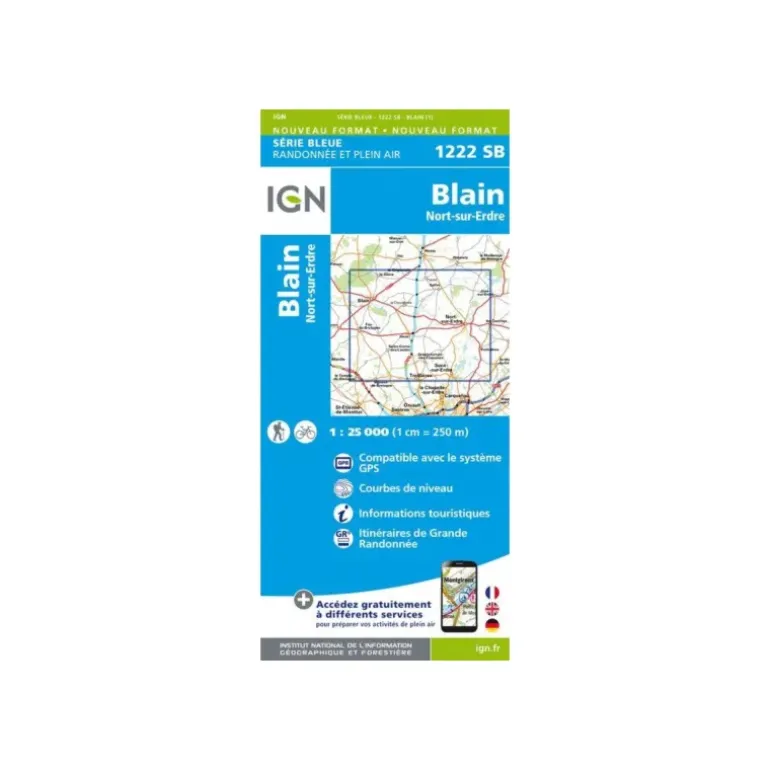 CARTE BLAIN ET NORT-SUR-ERDRE