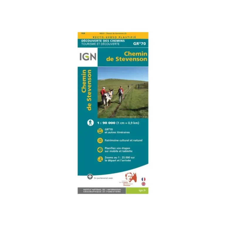 CARTE GR70 - CHEMIN DE STEVENSON