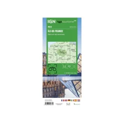 Carte IGN ÍLE DE FRANCE PARIS ET SES ENVIRONS