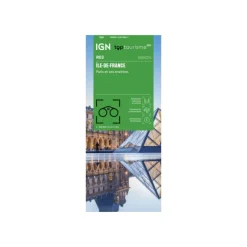 Carte IGN  ÍLE DE FRANCE PARIS ET SES ENVIRONS