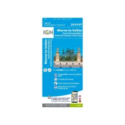 CARTE MARNE LA VALLEE FORET D' ARM