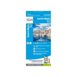 CARTE SAINT-MALO, DINARD ET DINAN