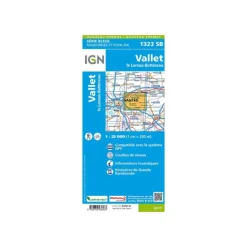CARTE VALLET LE LOROUX-BOTTEREAU