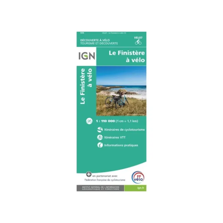 CARTE VEL07 - FINISTÈRE À VÉLO