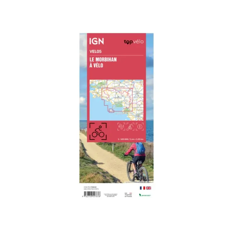 CARTE VEL05 LE MORBIHAN À VÉLO