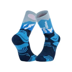 Chaussettes TREK SUMMIT Lyocell Alpes Bleu