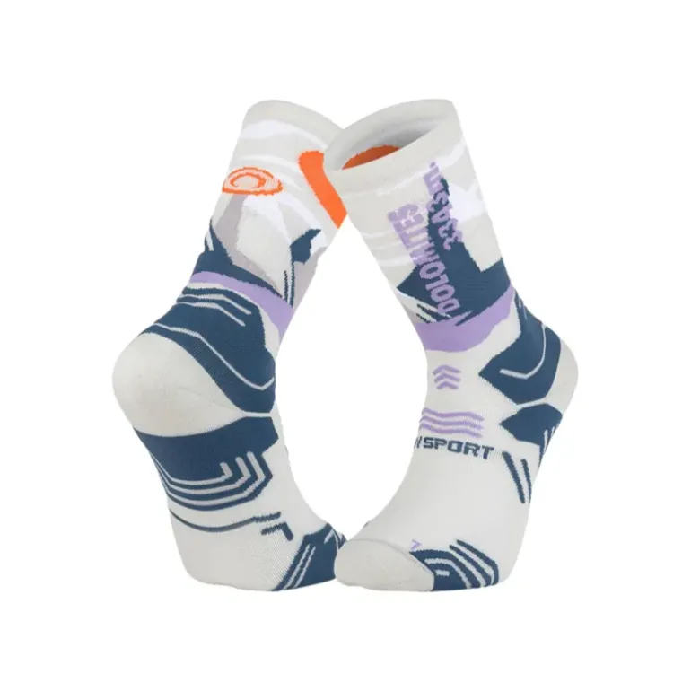 Chaussettes TREK SUMMIT Lyocell Alpes Bleu
