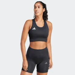 Crop top de running poche gel Adizero femme