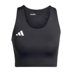 Crop top de running poche gel Adizero femme