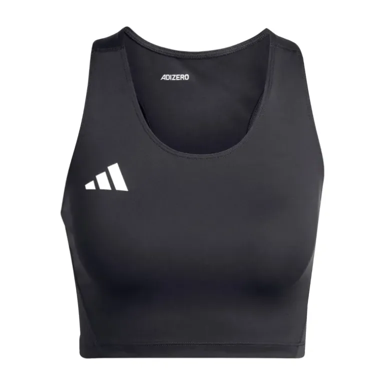 Crop top de running poche gel Adizero femme