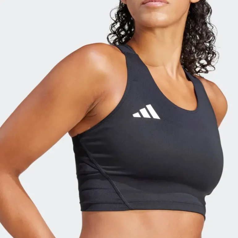 Crop top de running poche gel Adizero femme