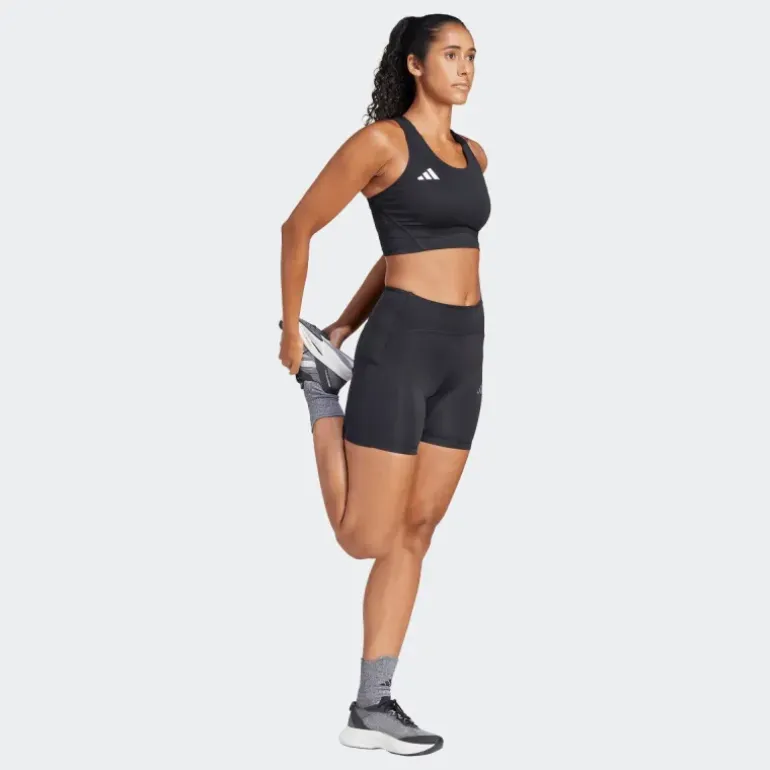 Crop top de running poche gel Adizero femme