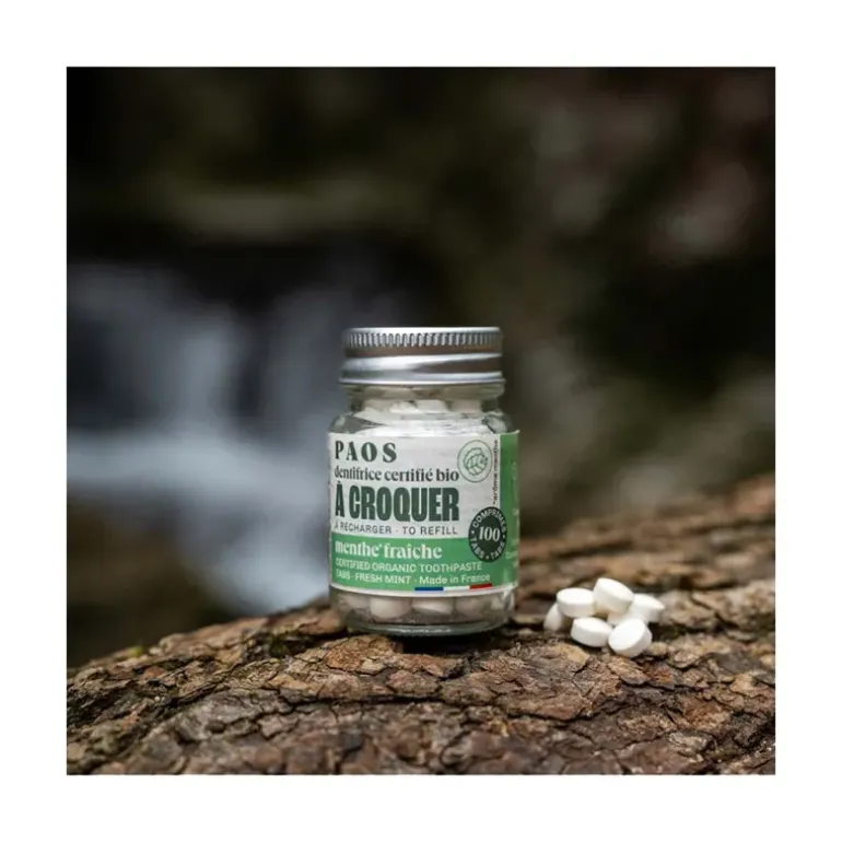 DENTIFRICE À CROQUER BIO MENTHOL