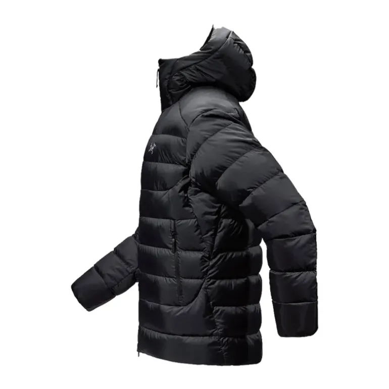 DOUDOUNE À CAPUCHE THORIUM HOMME NOIRE