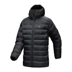 DOUDOUNE À CAPUCHE THORIUM HOMME NOIRE
