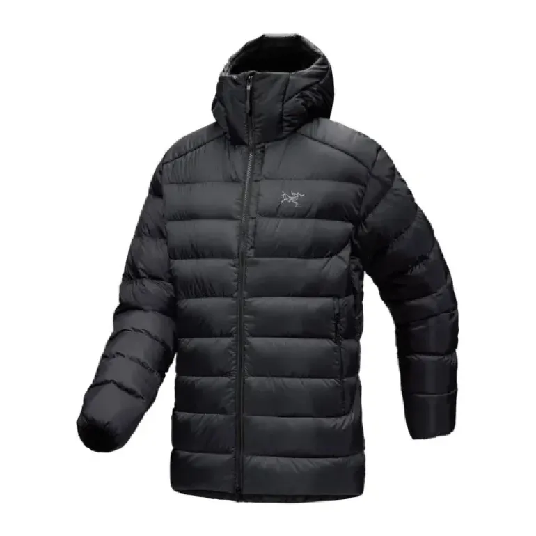 DOUDOUNE À CAPUCHE THORIUM HOMME NOIRE