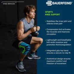 Genouillère Sports Knee Support noir