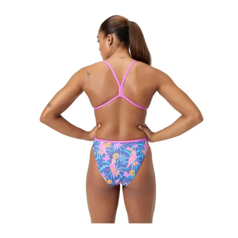 MAILLOT DE BAIN 1 PIÈCE ECO+ ALLOVER V FEMME