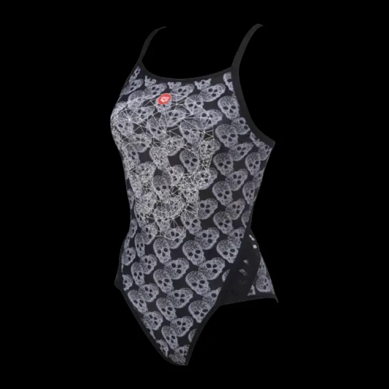 MAILLOT DE BAIN CRAZY POP SKULLS SUPERFLY FEMME