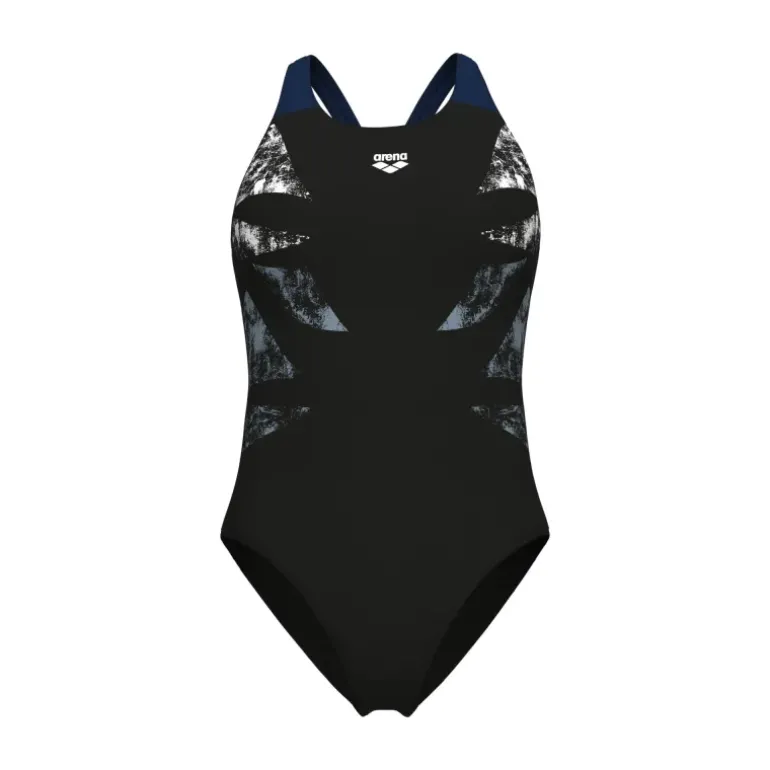 Maillot de bain Graphic en dos V femme