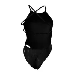 MAILLOT DE BAIN UNE PIÈCE NOIR VAGUES