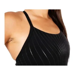 MAILLOT DE BAIN UNE PIÈCE NOIR VAGUES