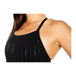 MAILLOT DE BAIN UNE PIÈCE NOIR VAGUES