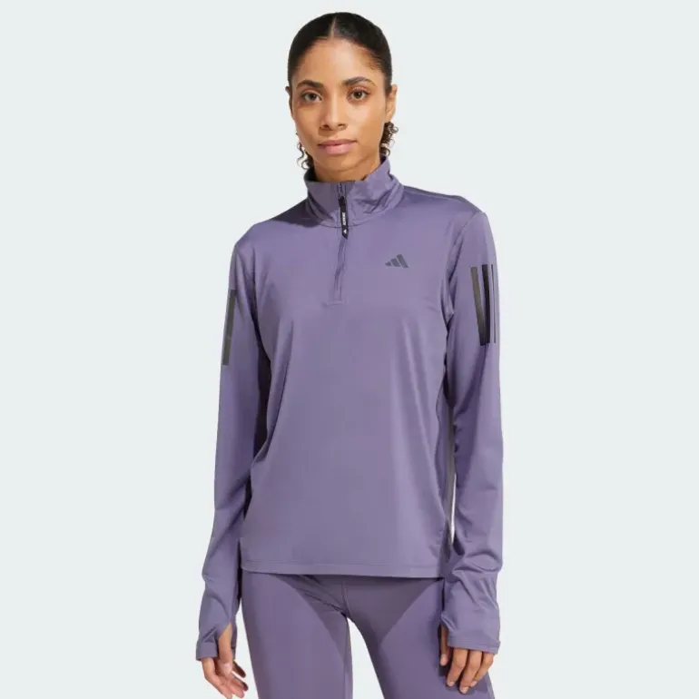 Polaire demi-zip Own the Run femme