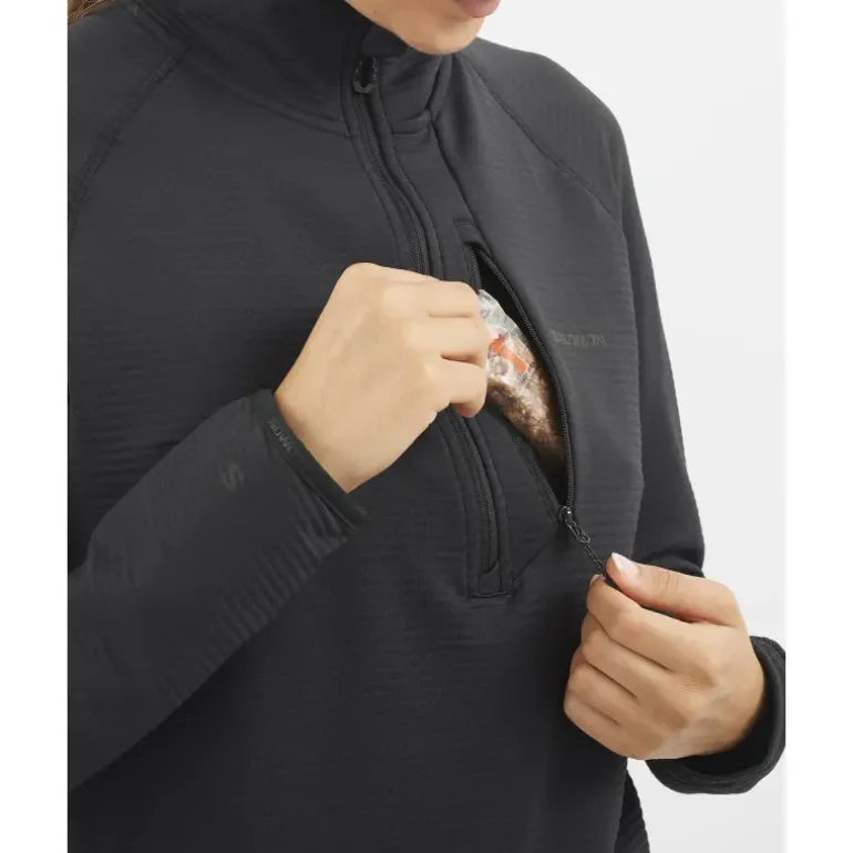POLAIRE ESSENTIAL LIGHTWARM DEMI-ZIP FEMME