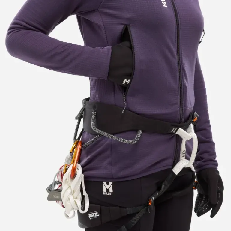 POLAIRE FUSION GRID CAPUCHE FEMME