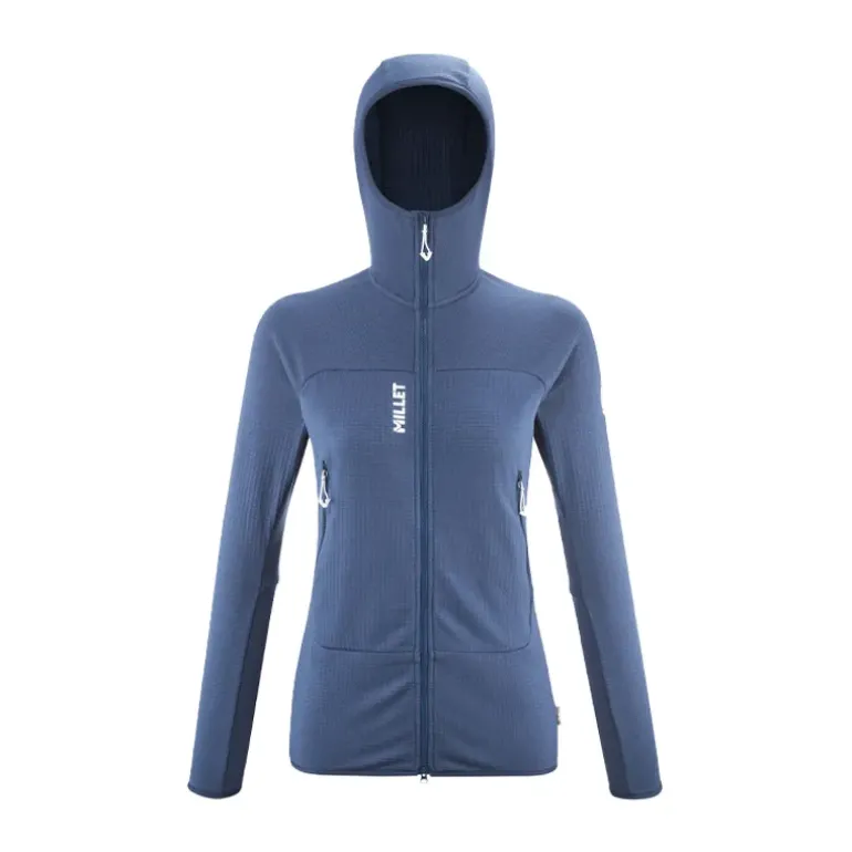 POLAIRE FUSION GRID CAPUCHE FEMME