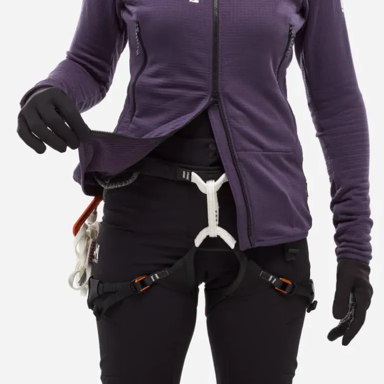 POLAIRE FUSION GRID CAPUCHE FEMME