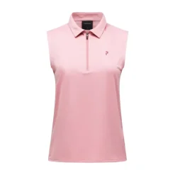 Polo Comfort Zip sans manche femme