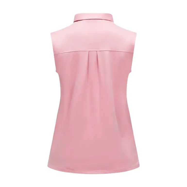 Polo Comfort Zip sans manche femme