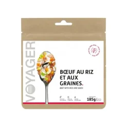 REPAS LYOPHILISÉ - BŒUF AU RIZ ET AUX GRAINES