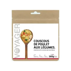 REPAS LYOPHILISÉ - COUSCOUS DE POULET AUX LÉGUMES 160G