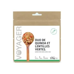 REPAS LYOPHILISÉ - DUO DE QUINOA ET LENTILLES VERTES