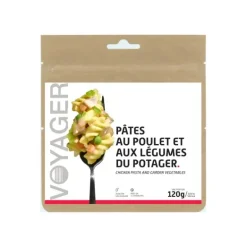 REPAS LYOPHILISÉ - PÂTES AU POULET ET LEGUMES DU POTAGER