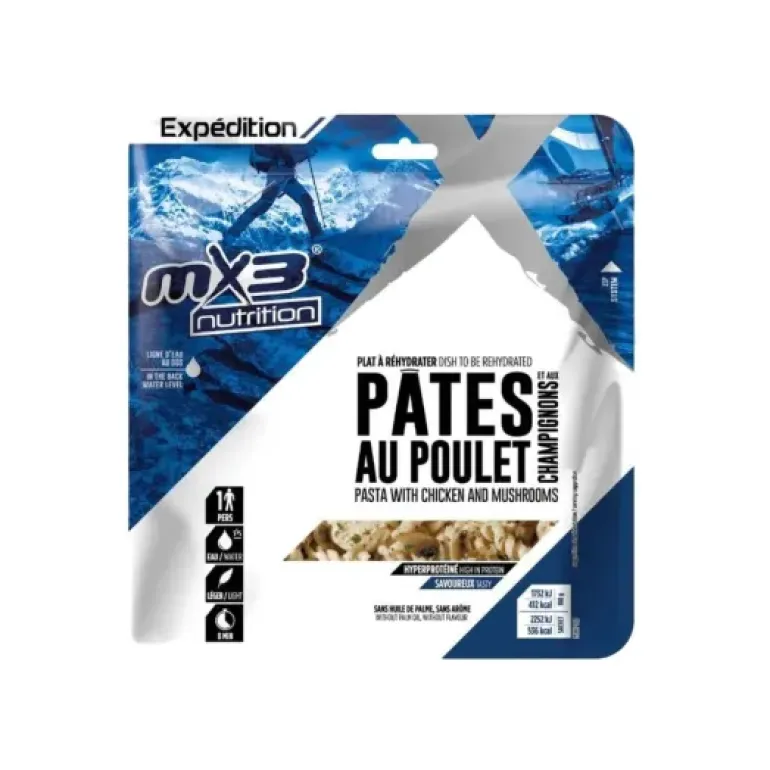 REPAS LYOPHILISÉ PÂTES FAÇON FORESTIÈRE