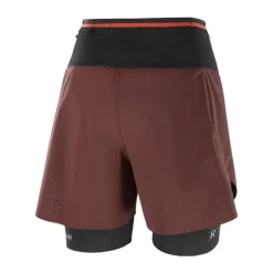 SHORT S/LAB ULTRA 2 EN 1 FEMME decadent chocolate