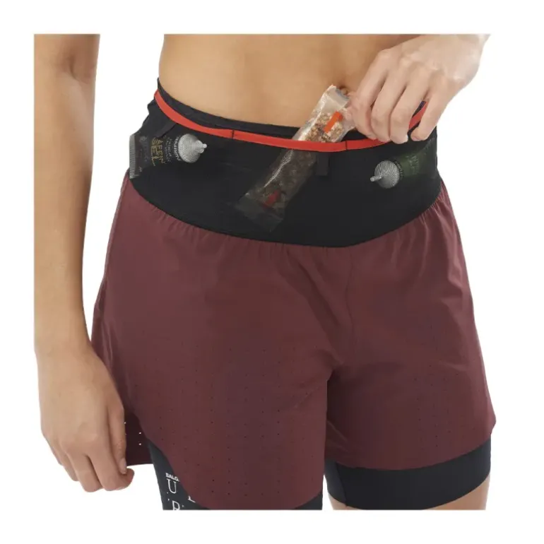 SHORT S/LAB ULTRA 2 EN 1 FEMME decadent chocolate