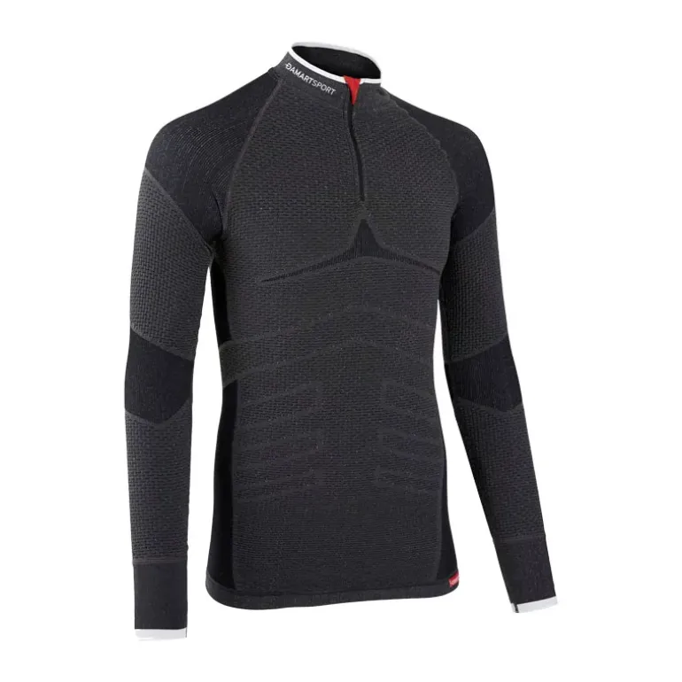 SOUS-COUCHE ACTIVBODY 4 COL ZIPPE HOMME