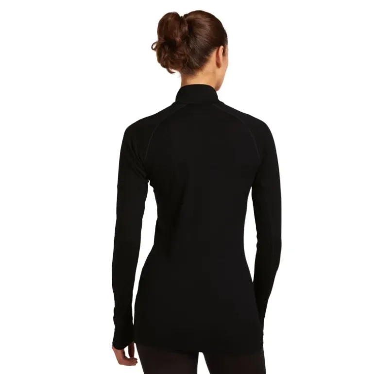 SOUS-COUCHE MERINO ZONEKNIT 200 DEMI-ZIP FEMME
