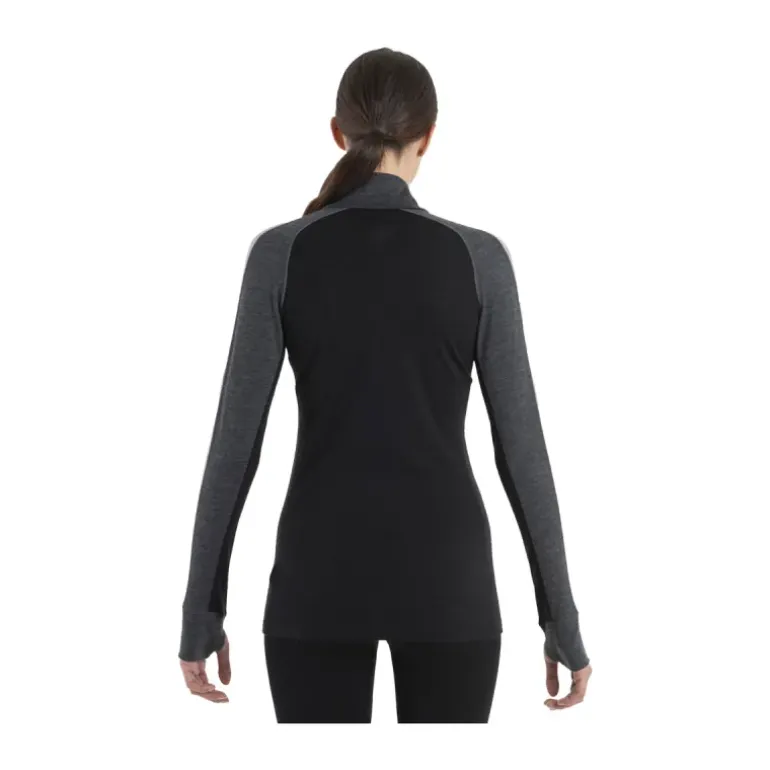 SOUS-COUCHE MERINO ZONEKNIT 200 DEMI-ZIP FEMME