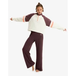 SWEAT ESSENTIAL ENERGY CROP DEMI-ZIP FEMME