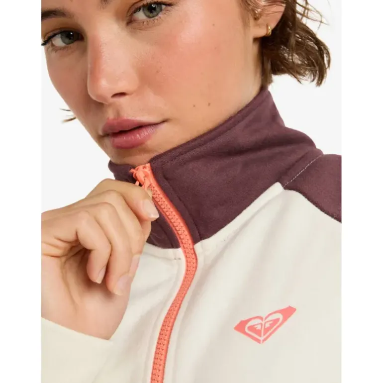 SWEAT ESSENTIAL ENERGY CROP DEMI-ZIP FEMME